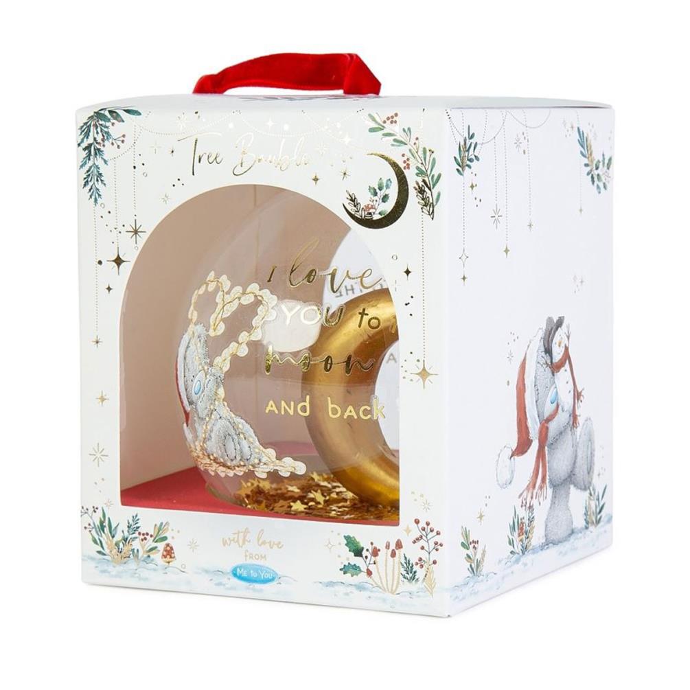 Love You To The Moon & Back Me to You Bear Christmas Bauble Extra Image 2